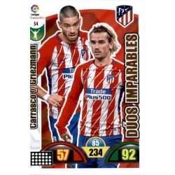 Carrasco / Griezmann Atlético Madrid 54 Cards Básicas 2017-18