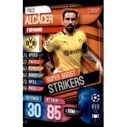 Paco Álcacer Super Boost Strikers Borussia Dortmund SBI 15 Match Attax Champions 2019-20