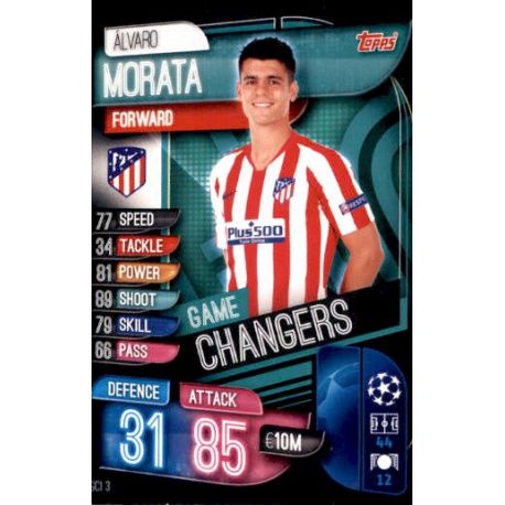 Alvaro Morata Game Changers Atlético Madrid GCI 3 Match Attax Champions 2019-20