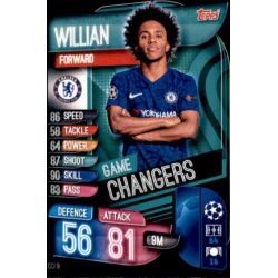 Willian Game Changers Chelsea GCI 9 Match Attax Champions 2019-20