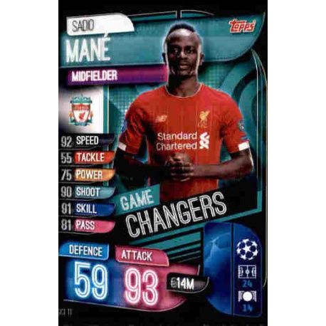 Sadio Mané GCI 11 Match Attax Champions 2019-20