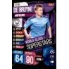 Kevin De Bruyne World Class Superstars Manchester City WCI 7 Match Attax Champions 2019-20