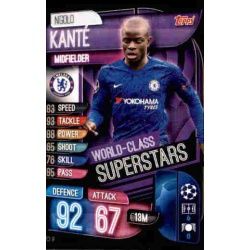 Ngolo Kanté World Class Superstars Chelsea WCI 9 Match Attax Champions 2019-20