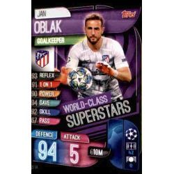 Jan Oblak World Class Superstars Atlético Madrid WCI 14 Match Attax Champions 2019-20