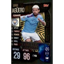 Sergio Agüero Limited Edition Manchester City LE 3 Match Attax Champions 2019-20