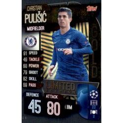 Christian Pulisic Limited Edition Chelsea LE 9 Match Attax Champions 2019-20