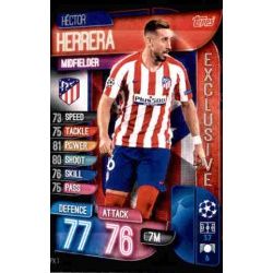 Héctor Herrera Exclusive Cards Atlético Madrid SPX 1 Match Attax Champions 2019-20
