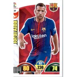 Jordi Alba Barcelona 59 Cards Básicas 2017-18