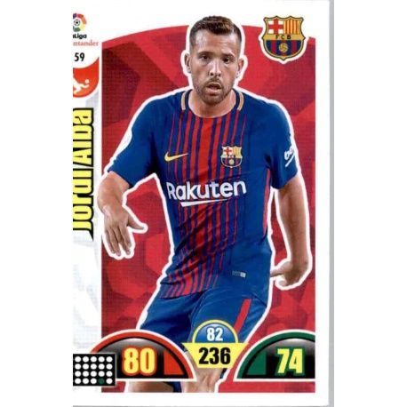 Joedi Alba Barcelona 59 Cards Básicas 2017-18