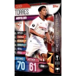 Óliver Torres Exclusive Cards Sevilla SPX 6 Match Attax Champions 2019-20