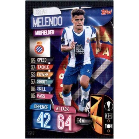 Óscar Melendo Espanyol ESP 8 Match Attax Champions 2019-20