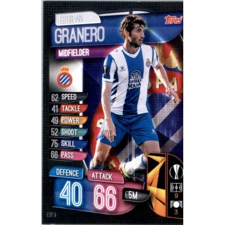 Esteban Granero Espanyol ESP 9 Match Attax Champions 2019-20