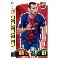 Sergio Busquets Barcelona 60 Cards Básicas 2017-18