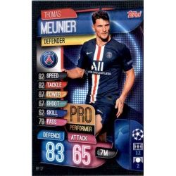 Thomas Meunier PP 17 Match Attax Champions 2019-20