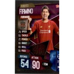 Roberto Firmiho Super Squad Liverpool SS 13 Match Attax Champions 2019-20