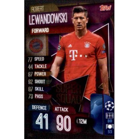 Panini FC Bayern München 2019/20 Karte 20 Robert Lewandowski 