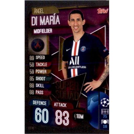 Angel Di María SS 10 Match Attax Champions 2019-20