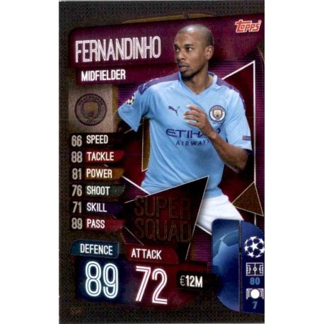 Fernandinho SS 8 Match Attax Champions 2019-20