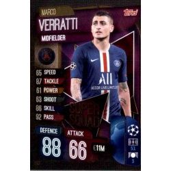 Marco Verratti SS 7 Match Attax Champions 2019-20