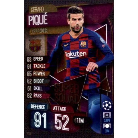 Gerard Piqué SS 5 Match Attax Champions 2019-20