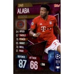 David Alaba Super Squad Bayern Munich SS 2 Match Attax Champions 2019-20
