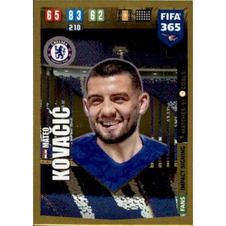 Mateo Kovačić Impact Signing Chelsea 14 FIFA 365 Adrenalyn XL 2020