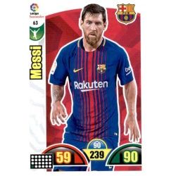Messi Barcelona 63 Cards Básicas 2017-18