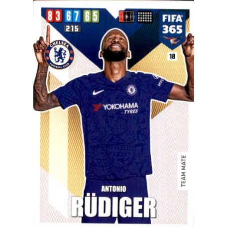Antonio Rüdiger Chelsea 18 FIFA 365 Adrenalyn XL 2020