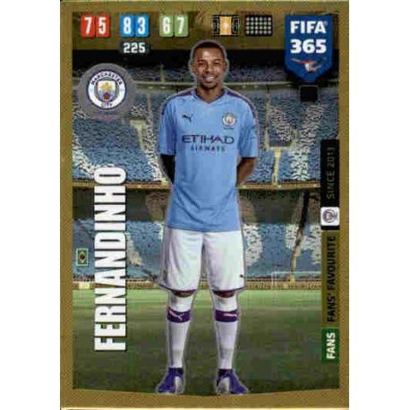 Fernandinho Fans Favourite Manchester City 48 FIFA 365 Adrenalyn XL 2020