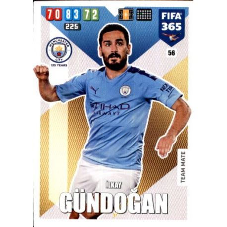 İlkay Gündoğan Manchester City 56 FIFA 365 Adrenalyn XL 2020