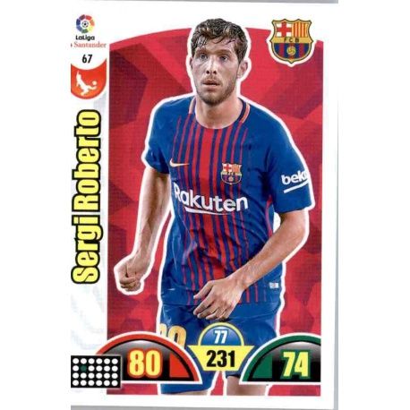 Sergi Roberto Barcelona 67 Cards Básicas 2017-18