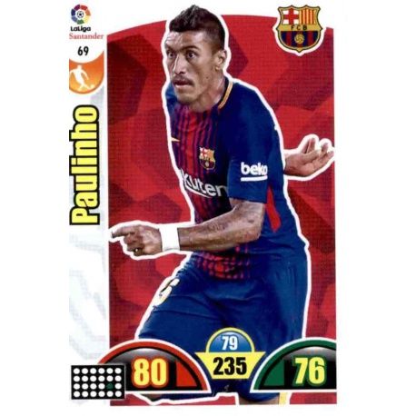 Paulinho Barcelona 69 Cards Básicas 2017-18