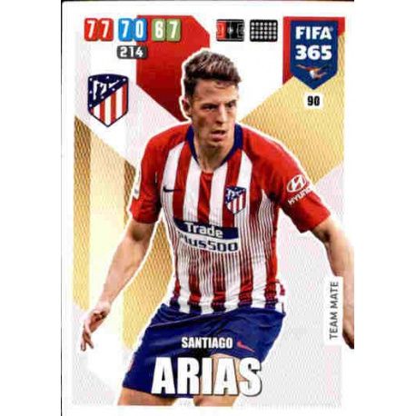 Santiago Arias Atlético Madrid 90 FIFA 365 Adrenalyn XL 2020