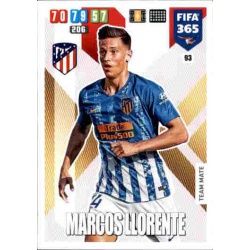 Marcos Llorente Atlético Madrid 93 FIFA 365 Adrenalyn XL 2020