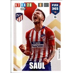 Saúl Atlético Madrid 95 FIFA 365 Adrenalyn XL 2020