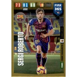 Sergi Roberto Fans Favourite Barcelona 101 FIFA 365 Adrenalyn XL 2020