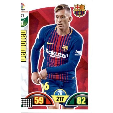 Deulofeu Barcelona 71 Cards Básicas 2017-18