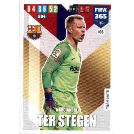 Marc-Andre ter Stegen Barcelona 106 FIFA 365 Adrenalyn XL 2020