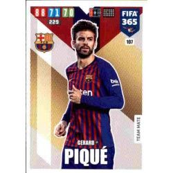 Gerard Piqué Barcelona 107 FIFA 365 Adrenalyn XL 2020