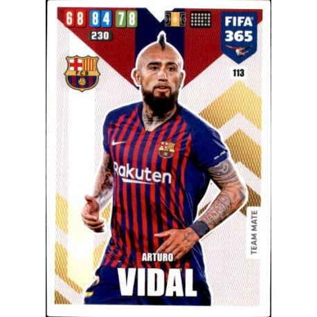 Arturo Vidal Barcelona 113 FIFA 365 Adrenalyn XL 2020