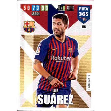 Luis Suárez Barcelona 116 FIFA 365 Adrenalyn XL 2020