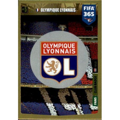Escudo Olympique Lyonnais 136 FIFA 365 Adrenalyn XL 2020