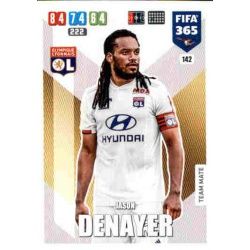 Jason Denayer Olympique Lyonnais 142 FIFA 365 Adrenalyn XL 2020