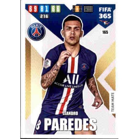 Leandro Paredes PSG 165 FIFA 365 Adrenalyn XL 2020