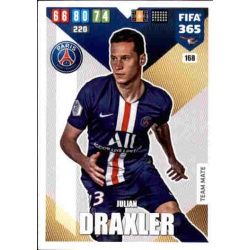 Julian Draxler PSG 168 FIFA 365 Adrenalyn XL 2020