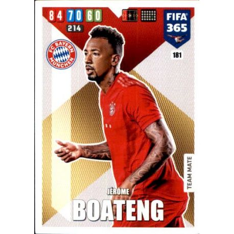 Jérôme Boateng Bayern München 181 FIFA 365 Adrenalyn XL 2020