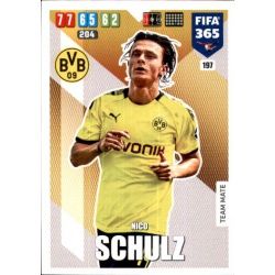 Nico Schulz Borussia Dortmund 197 FIFA 365 Adrenalyn XL 2020
