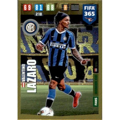 Valentino Lazaro Wonder Kid Inter Milan 231 FIFA 365 Adrenalyn XL 2020