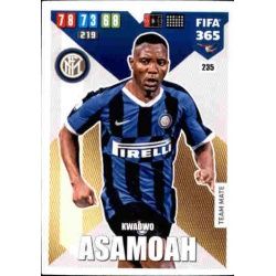 Kwadwo Asamoah Inter Milan 235 FIFA 365 Adrenalyn XL 2020