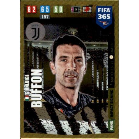 Gianluigi Buffon Impact Signing Juventus 246 FIFA 365 Adrenalyn XL 2020